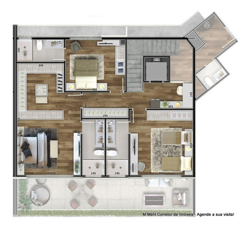 Imagem 22 de 28 de Apartamento Com 3 Dormitórios À Venda Com 199.93m² Por R$ 1.536.000,00 No Bairro Juvevê - Curitiba / Pr - M2ju-eteg105