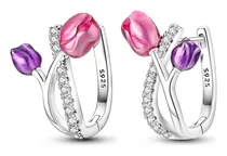 Comprar Aros Mujer Plata Esterlina 925 Moda Mujer Pendientes 