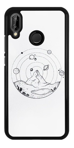 Funda Protector Para Huawei Planetas Montaña Arte Moda