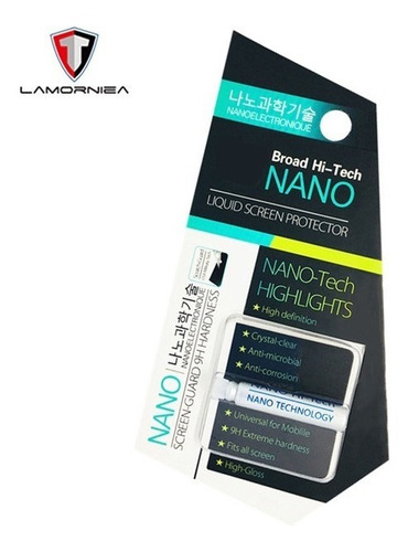Nanoliquido Protector De Pantallas  Hi-tech 9h Todos Celular