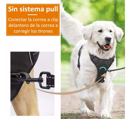 Pechera Para Perro Arnés Ajustable Reflectantes Con Correas
