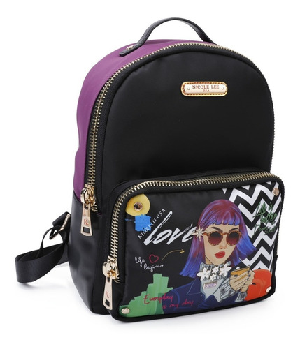 Mochila Dama Nicole Lee 2020 -every Day Is My Day - Evd15016