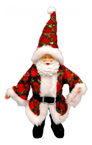 Papai Noel Decoração De Natal Pequeno Mini Várias Cores Cor Vermelho/vd