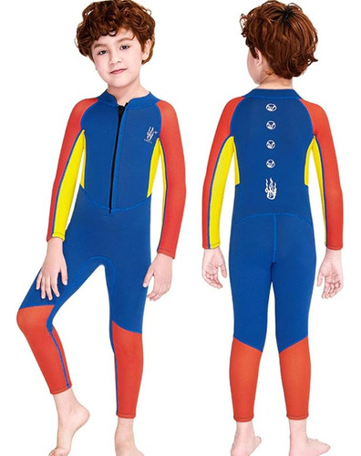 Traje De Baño Térmico De Una Pieza De 2,5 Mm, Traje De Neopr