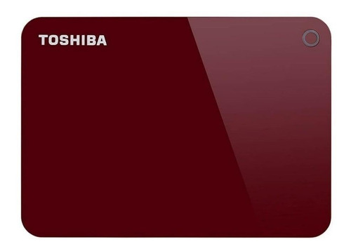 Disco rígido externo Toshiba Canvio Advance HDTC920X 2TB vermelho