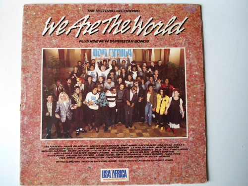 Lp Usa For Africa - We Are The World - 1° Edição 1985