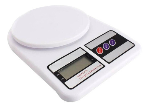 Pesa Dblue Digital Para Cocina Hasta 7 Kg. 03-dbpdws33w Color Blanco