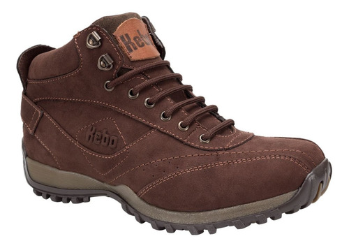 Bota Hiker Kebo 3302 Café Caballero Moda Comoda Fashion