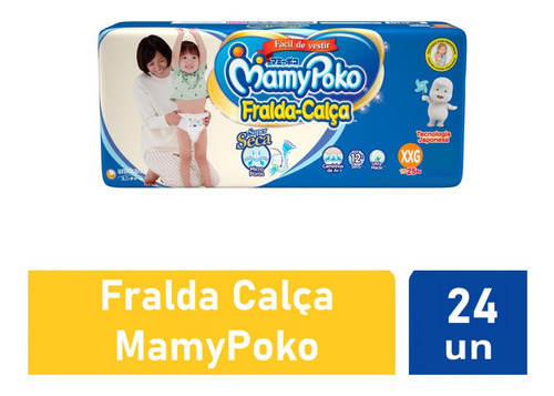 Fraldas Mamypoko Super Seca Calça Xxg