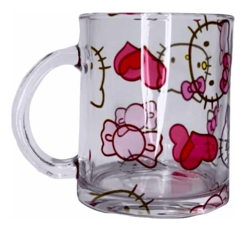 Taza Hello Kitty De Vidrio Resistente Al Agua Caliente