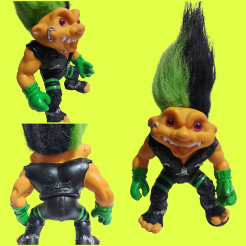 Battle Trolls Los Originales Punk Troll Hasbro 1992 (Usado)
