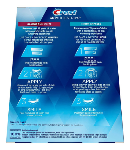Crest 3d Whitestrips, Glamorous White, Teeth Whitening Strip