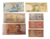 Comprar 7 Billetes Coleccion Internacionales Variados Sin Circular