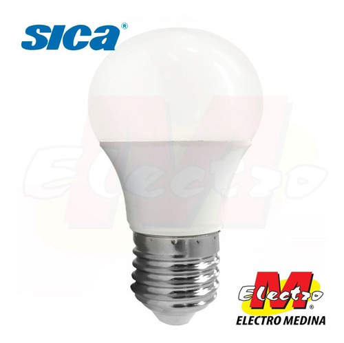 Lampara Led 5w = 50w Bulbo E27 Calida  Sica Electro Medina