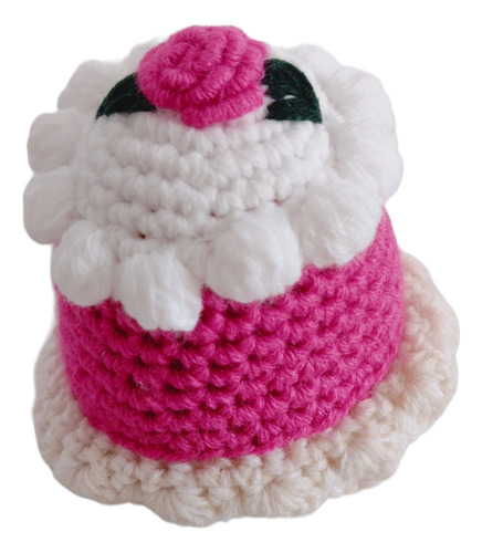 Imagen 1 de 1 de Cupcake Crochet Artesanal Decorar Juguete