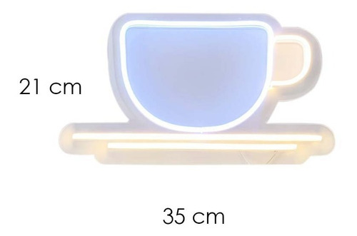 Letrero Neon Flex Led, Taza, C/ Eliminador.