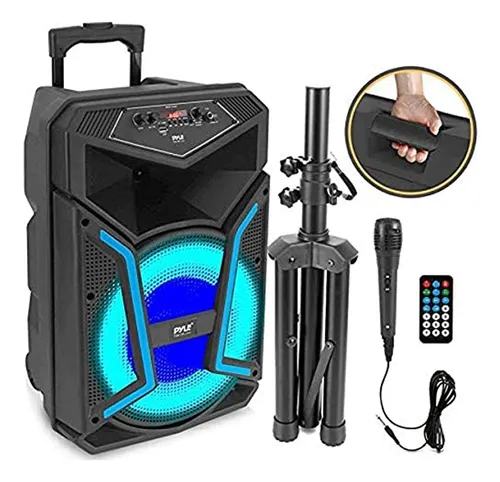 Portable Bluetooth Pa Speaker System Pyle Pphp122sm 800w