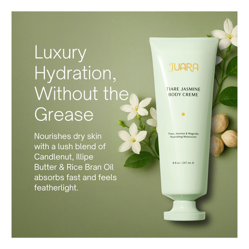 Juara Creme Corporal Jastir Tiaré, Hidratação E Maciez