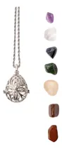 Comprar 7 Chakras Collar Mujer Relicario Piedras Siete Chakras