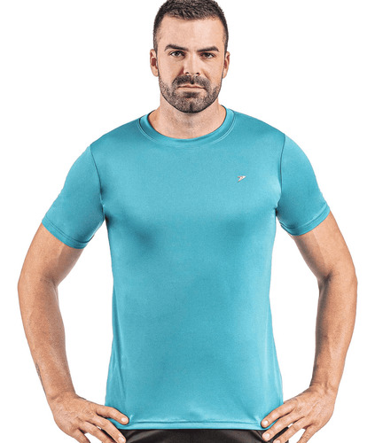 Camiseta Masculina Lisa Poker T-shirt Basic Dry Active 50+