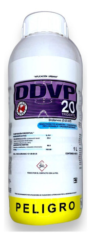 Ddvp 20% Veneno Insecticida Para Cucaracha Alacrán Tridente 