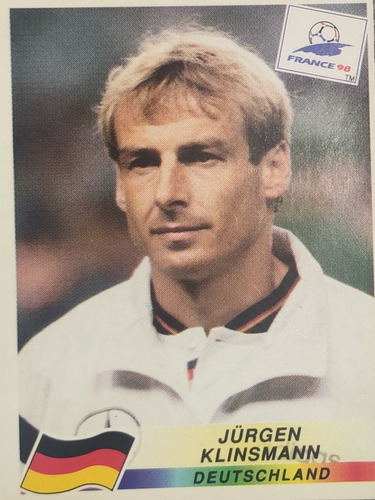 Figurita Selección Alemania Klinsmann Mundial Francia 1998