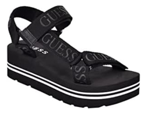 Sandalias Chanclas Guess Negro Moda Verano Calor Talla 5 Mex