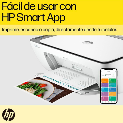 Impresora Multifunción Hp Deskjet Ink Advantage 2875 Blanco