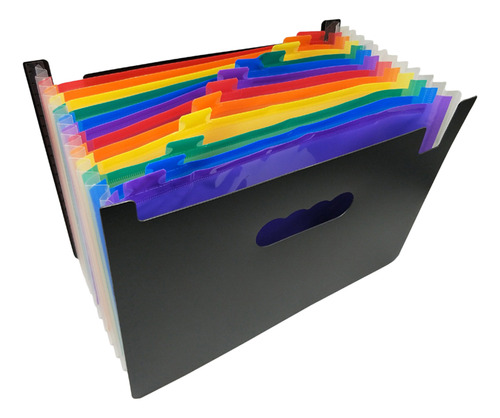 Carpeta De Archivos Tipo Acordeón Rainbow, Tamaño A4, Con Ci