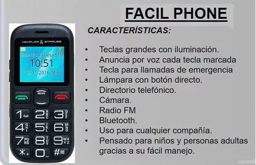 El celular pensado para adultos mayores