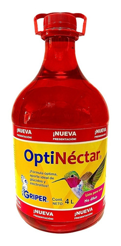 Optinectar De 4 L Nectar, Para Colibrí