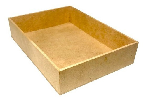 12 Cajas Sin Tapa 13cm X 18cm X 3.8cm De Madera Mdf