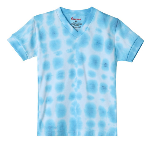 Camiseta Tie Dye Junior Cuello V Santana 