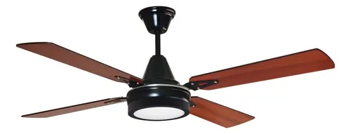 comprar Ventilador De Techo Negro Palas Madera Reversible Nacional F Cantidad De Aspas 4 Estructura Negro Luz Fría Aspas Cedro Diámetro 120 Cm