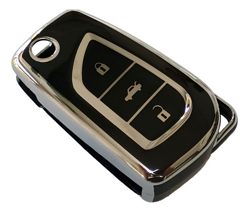 Funda Siliconada Llave Toyota 3 Botones Hilux Corolla