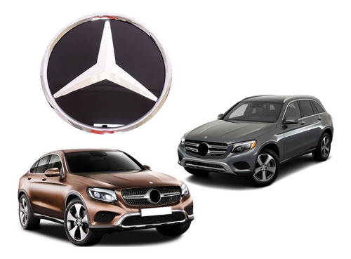 Logo Emblema Máscara Mercedes Benz Glc - Gle