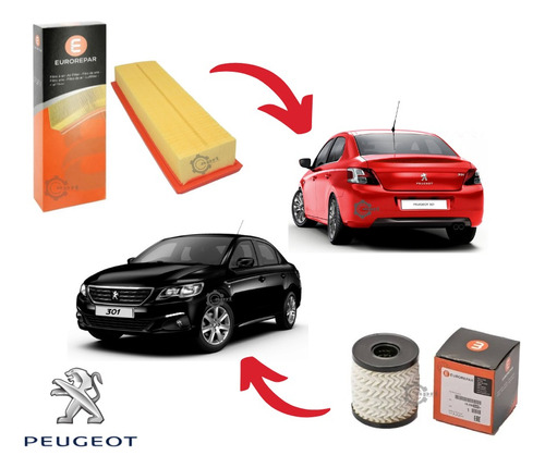 Filtros Peugeot 301 Gasolina 1.6l Filtros 2013-2019