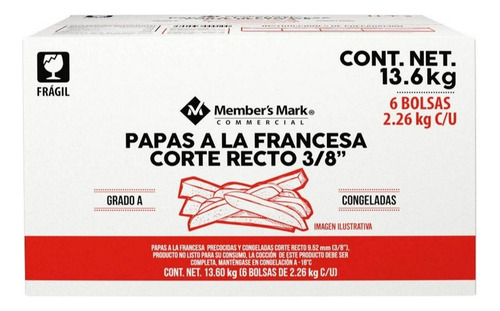 Papas A La Francesa Member's Mark Corte Recto