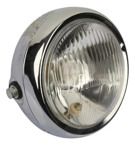 Optica Luz Lampara Faro Suzuki Gn 125 Cromado