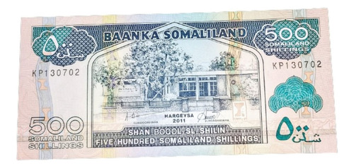 Billete De Somalilandia 500 Schilling 2011-unc- P.6