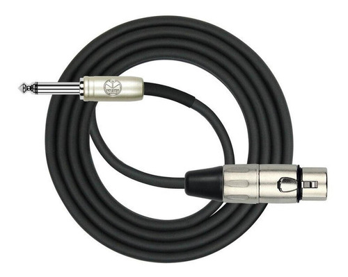 Cable Para Microfono Xlr Hembra A Plug 6.3mm 24 Awg - 6 Mts 