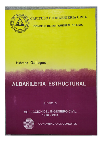 Albañileria Estructural - Libro 3 - Hector Gallegos