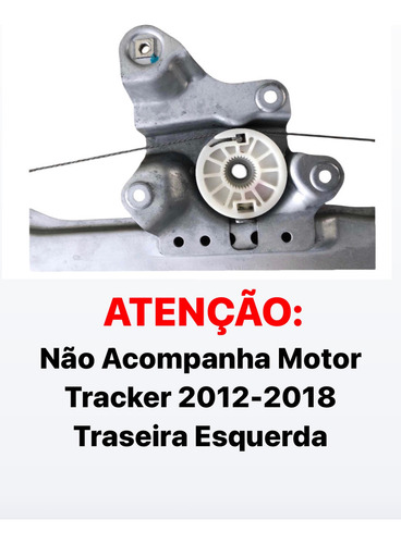 Máquina De Vidro Elétrico Traseira Esquerda Tracker Original
