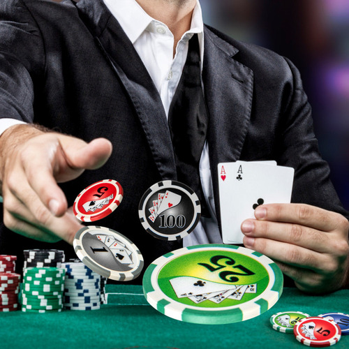 Juego De Fichas De Póquer Texas Holdem Con 300 Fichas Gpl