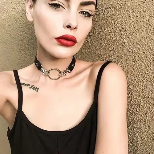 Collar Gargantilla Con Dije Símbolo De Paz Acero Inoxidable | Envío Gratis