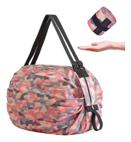 Bolso De Hombro Plegable Grande Para Viajes Y Compras