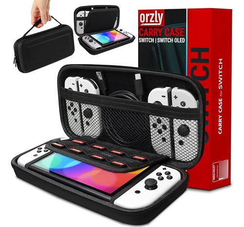 Funda Orzly Estuche Deluxe Para Nintendo Switch, Oled Y Lite