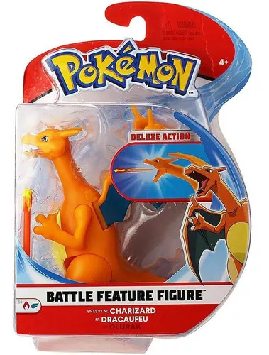 Boneco Pokémon Battle Feature Figure - Deluxe Action - Jazwares