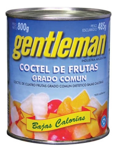 Cóctel De Frutas Bajas Calorías Gentleman X 800gr