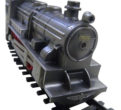 Ferrorama Trem Locomotiva Luz 15 Pecas Infantil Brinquedo 